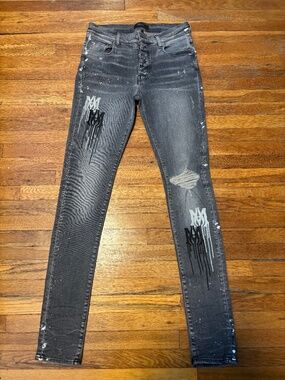 Amiri Grey Jeans